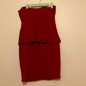 Charlotte Russe peplum dress